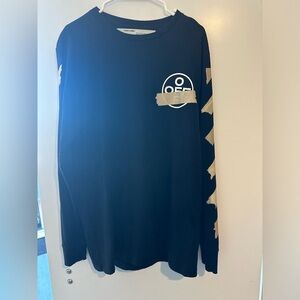 Off-White Black Tape Arrows L/S T-Shirt Size L Men's
